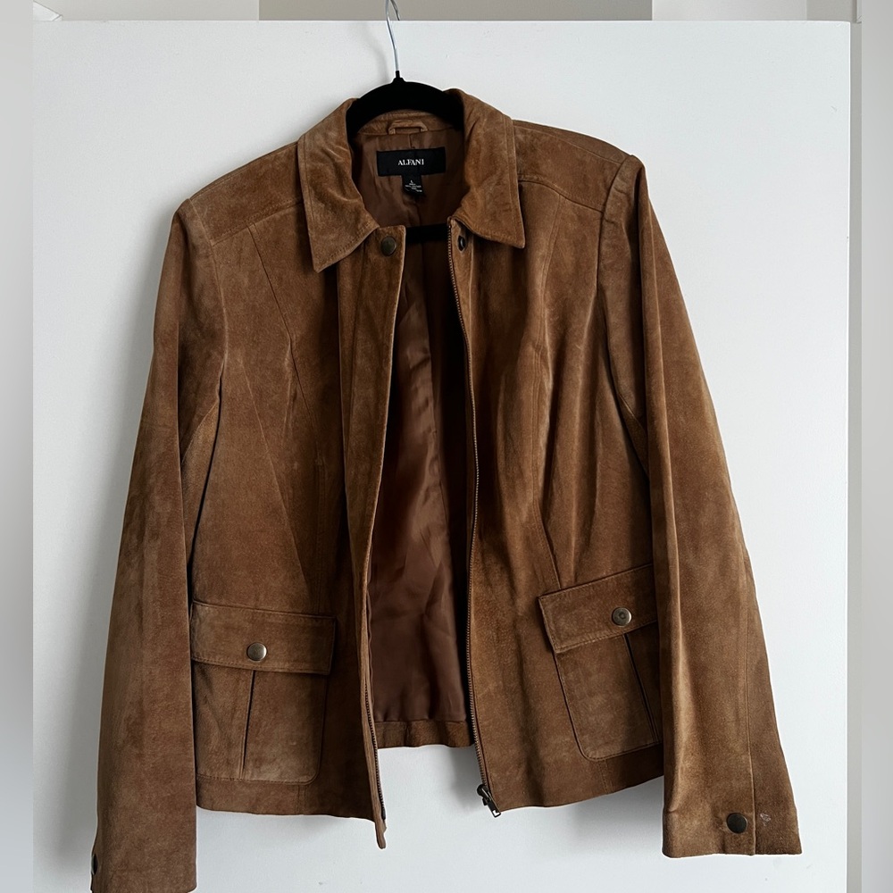 Alfani Tan Suede Jacket